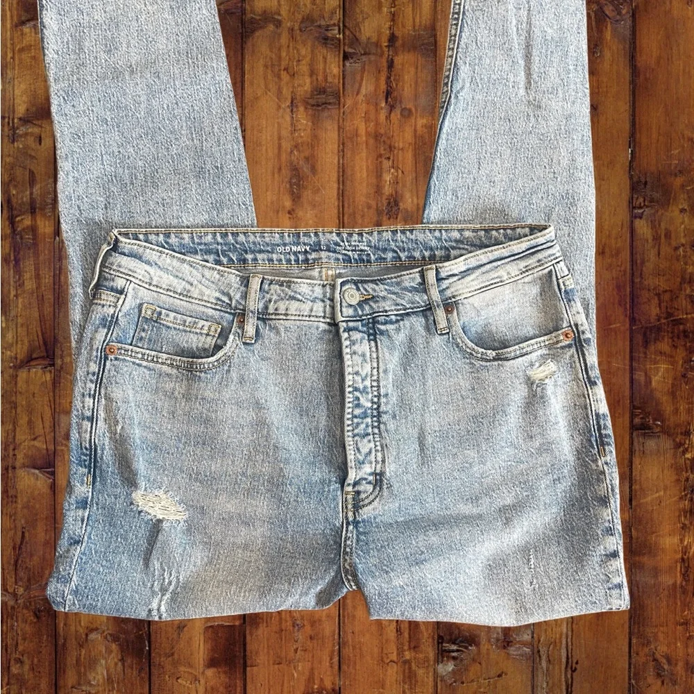 Old Navy Extra High Rise Pop Icon Skinny Secret Slim Pockets Jeans Size 12 - Picture 6 of 7